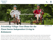 Tablet Screenshot of friendshipvillagemi.com